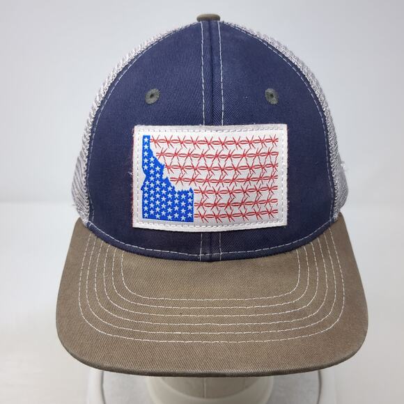 Idaho Patch Snapback Trucker Hat Multi One Size Adjustable Arcadian Outfitters - Picture 2 of 10